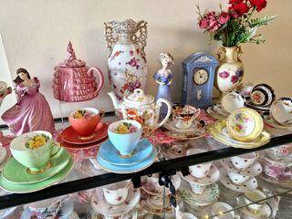 Vintage fine bone outlet china tea sets