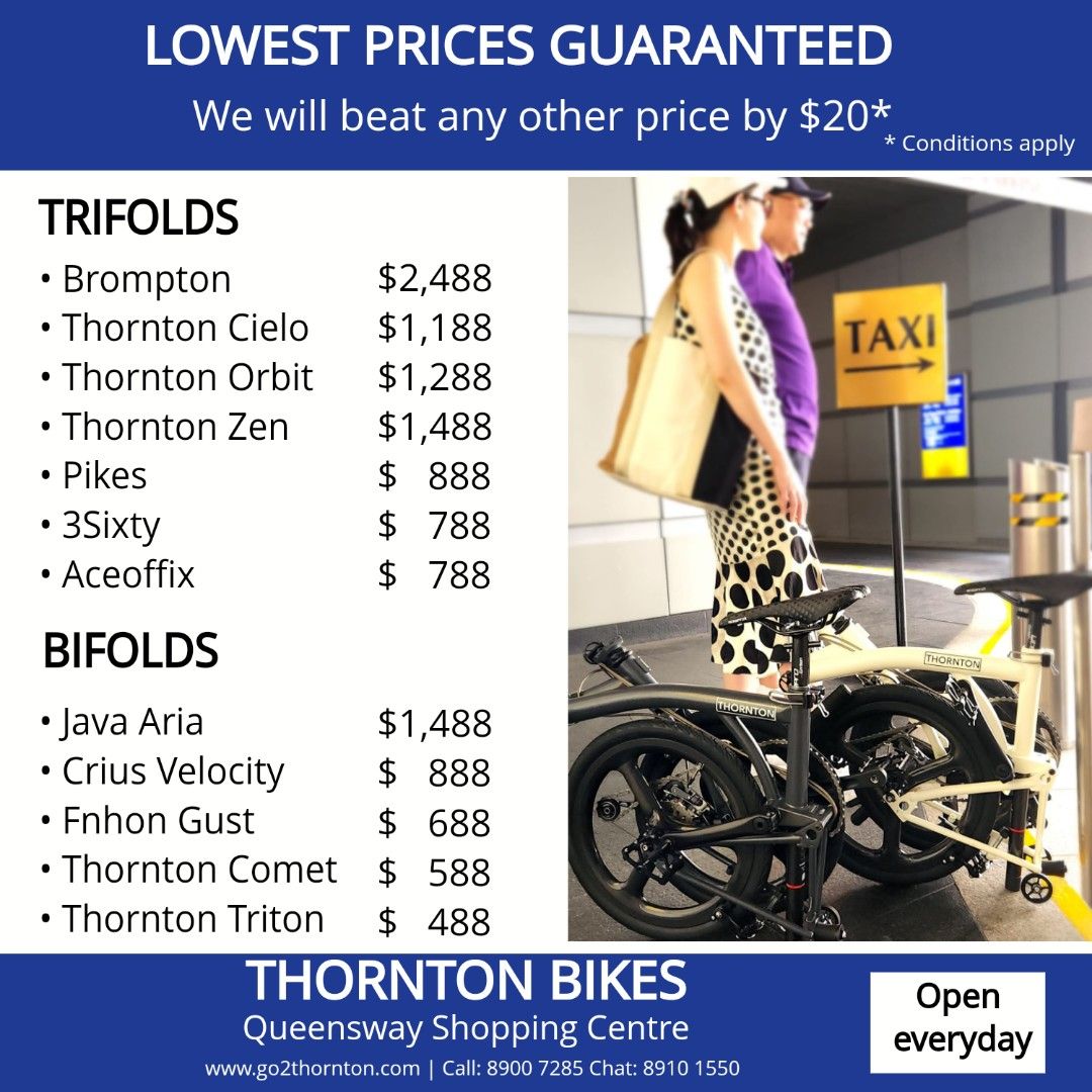 Best Foldable Bikes Cheapest Prices Guaranteed Brompton Thornton 3Sixty Pikes Aceoffix Java Crius Fnhon One Year Comprehensive Warranty