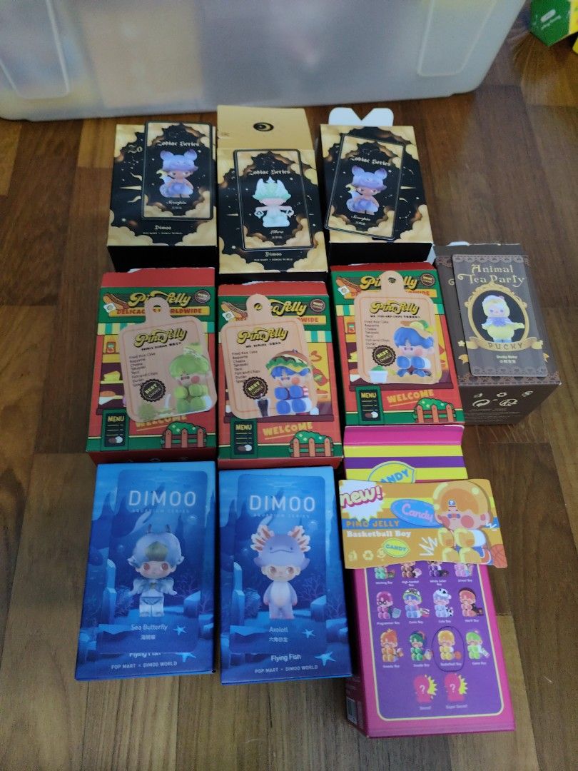 BNIB Popmart Dimoo Pino Jelly Pucky, Hobbies & Toys, Toys & Games on ...