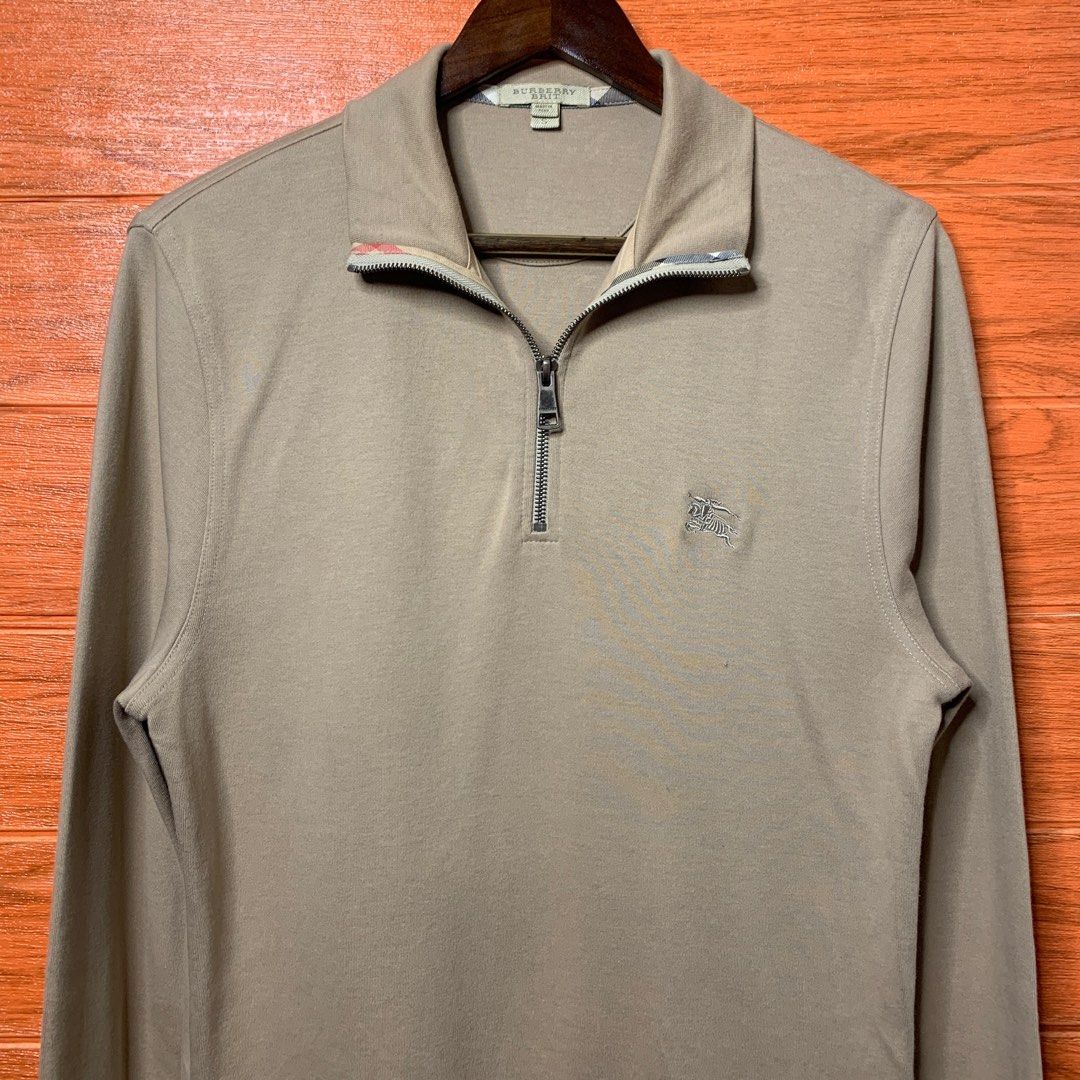 Burberry brit quarter zip outlet