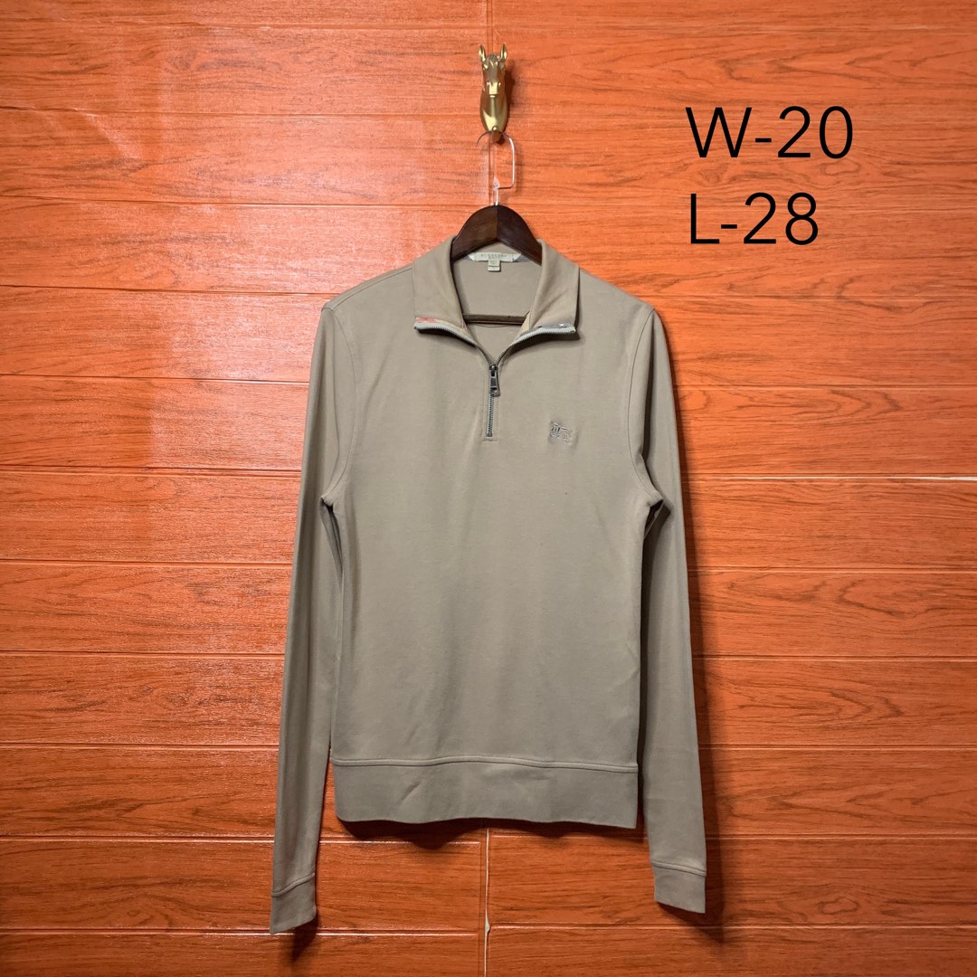 Burberry brit quarter zip outlet