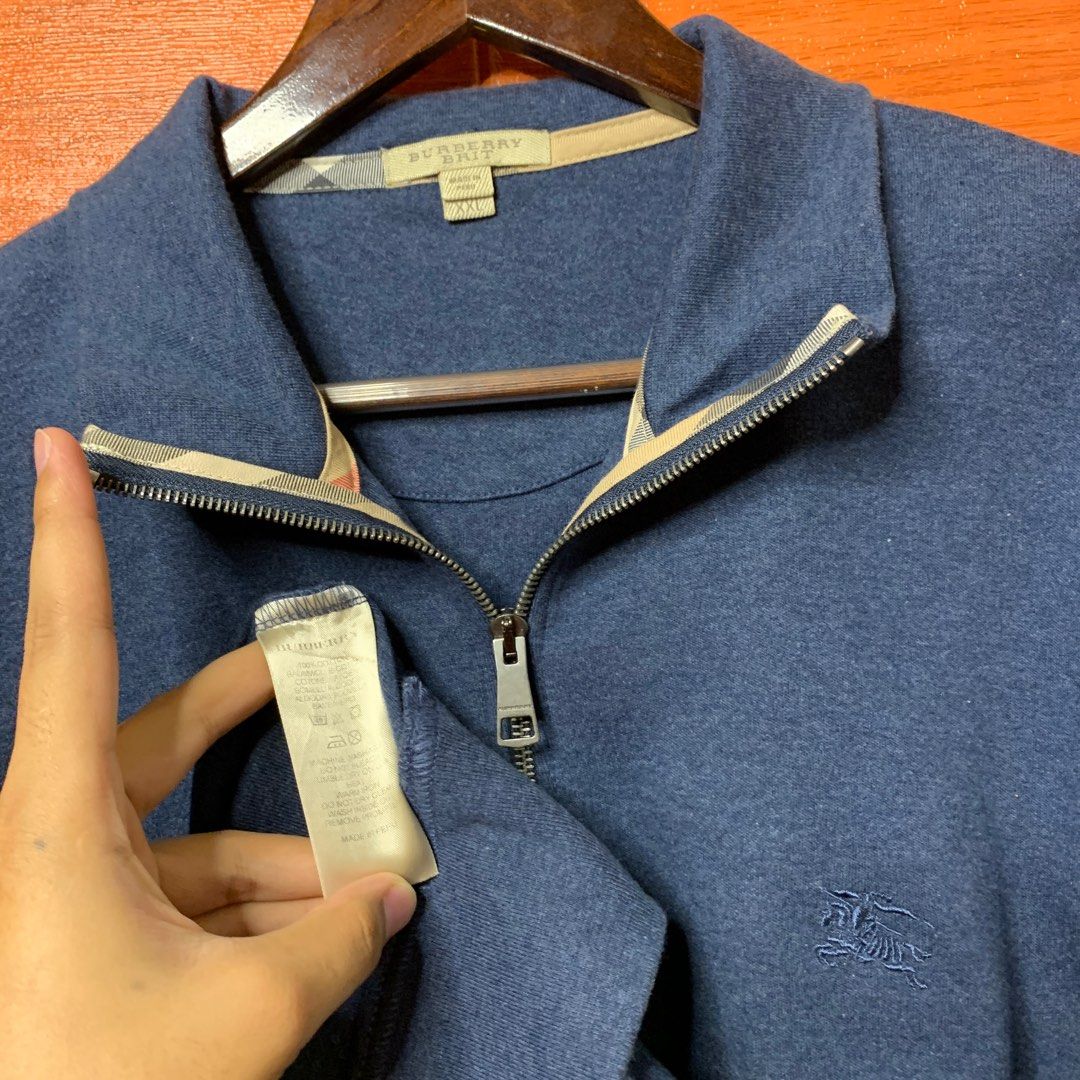 Burberry brit quarter zip discount