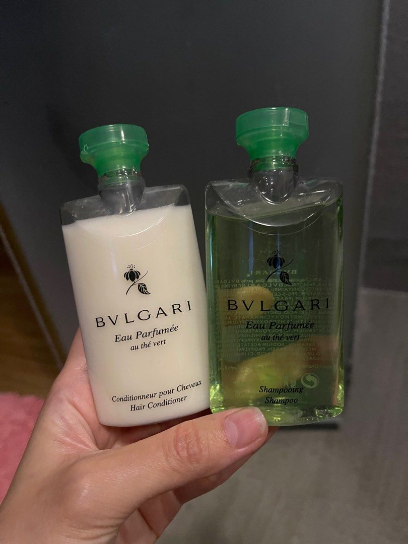 BVLGARI shampoo and hair conditioner