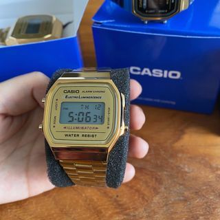 Casio A168WG-9WDF Gold Vintage Watch (for Men and Women)