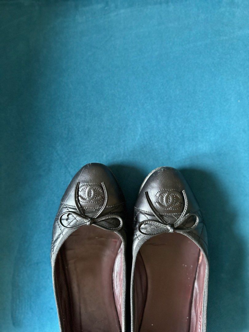 Chanel best sale bow flats