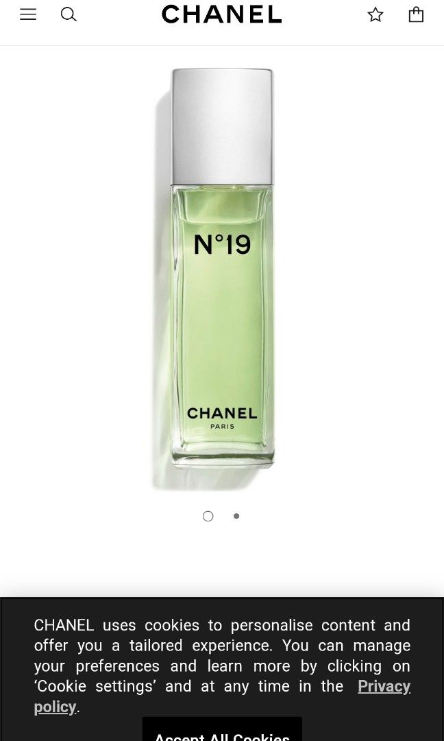 Chanel 19 hotsell 50ml