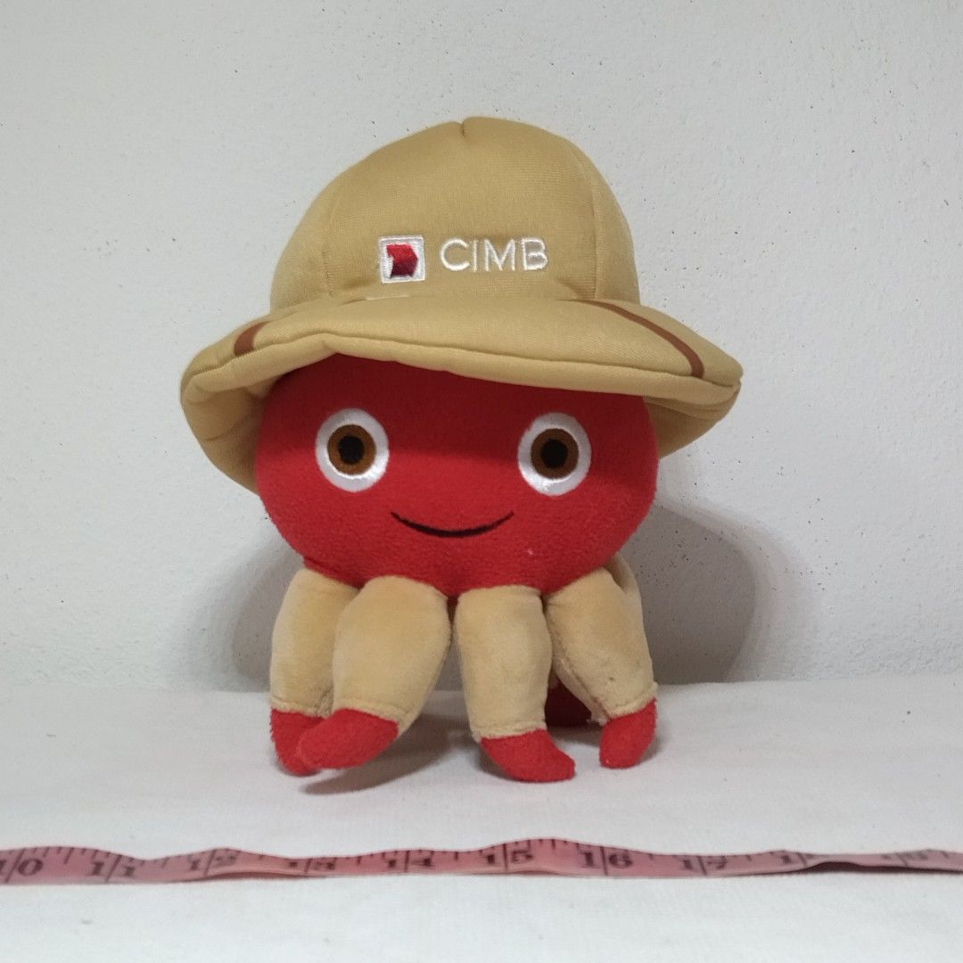 Cimb octopus clearance soft toy 2018