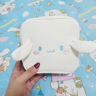 Cinnamoroll Corduroy Square Make up Pouch