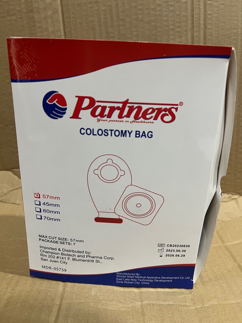 Colostomy Bag, Health & Nutrition, Medical Supplies & Tools on Carousell