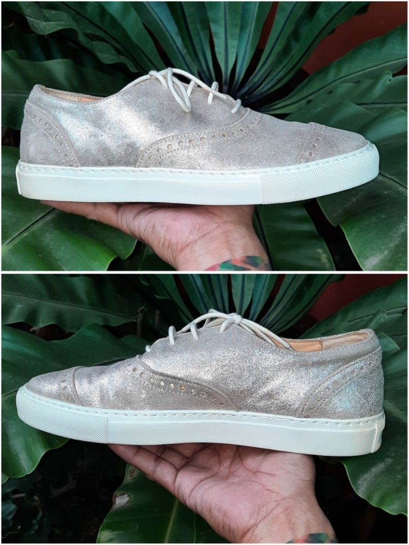 SALE! Comme Des Garcons Shirt Glitter Shoes-Made in Portugal (Category: Sneakers) located in Santa Rosa. Submitted by D__OutdoorGear_Etc._24 (Listing ID 1280372547, Image 3). Description: For Sale - Comme Des Garcons Shirt Glitter Shoes - Made In Portugal - No box! - Minor sign of usage,Still in Excellent Condition! - Very Minor issue - medyo yellowish ng very slight ung side nung outsole nung left pair.(Overall in Excellent Condi.) - Size - 7 Al