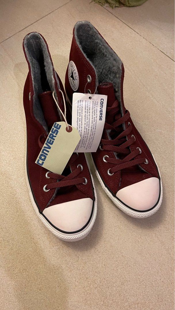 Converse with wool lining hot sale