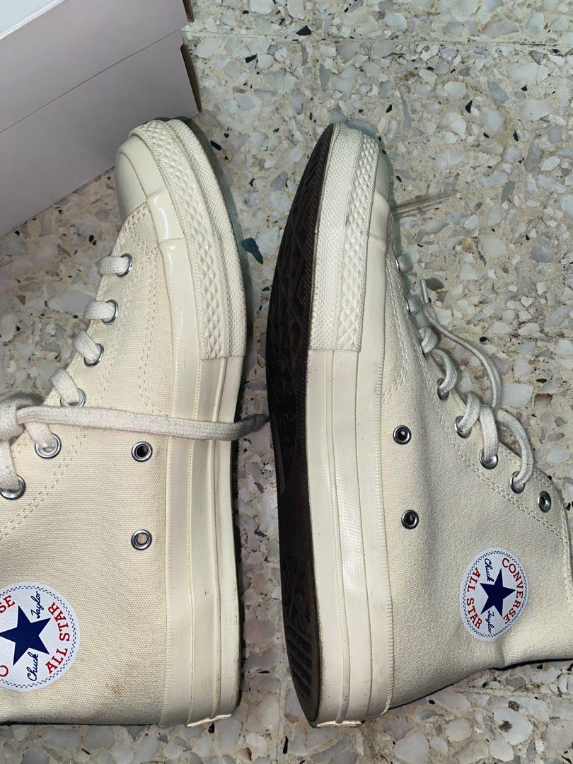 Converse x PLAY COMME des GARCONS Men s Fashion Footwear Sneakers on Carousell
