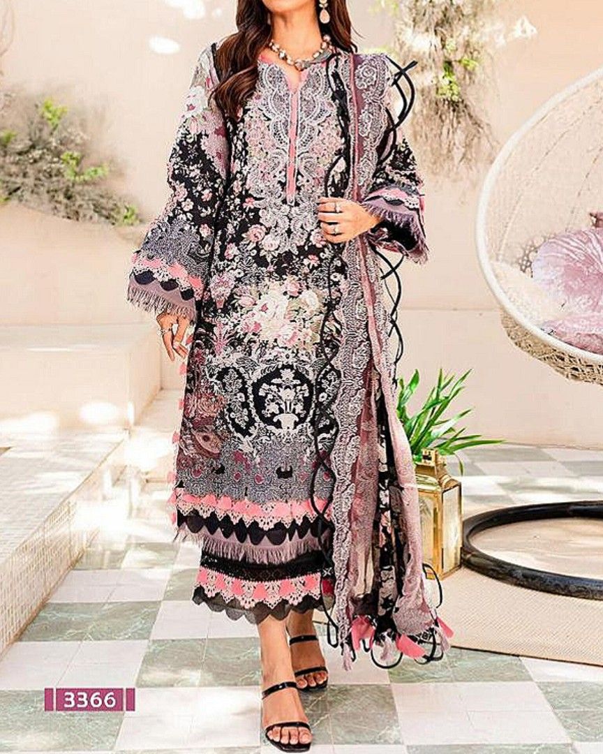 Cotton Print Kurti Pink Silver Dupatta Designer Chudithar Chudithaar Kurta Ladies Women Girls Indian Pakistani Punjabi Pathani Suit Traditional Ethnic Cultural Dress Women s Fashion Dresses Sets Tradi...