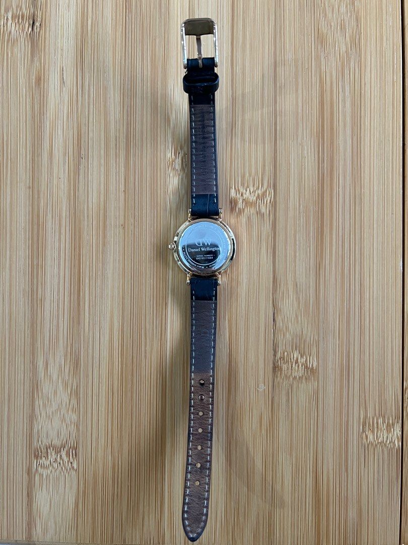 Daniel Wellington black leather watch 30mm