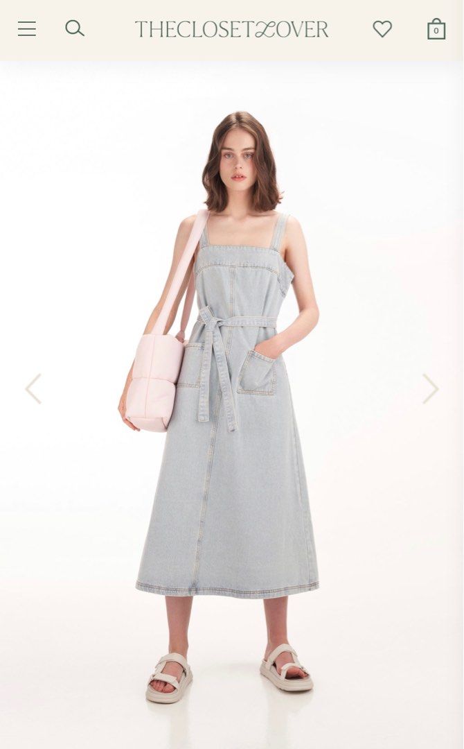 knee length dresses for ladies White Royal Toscana Linen Dress main image 1