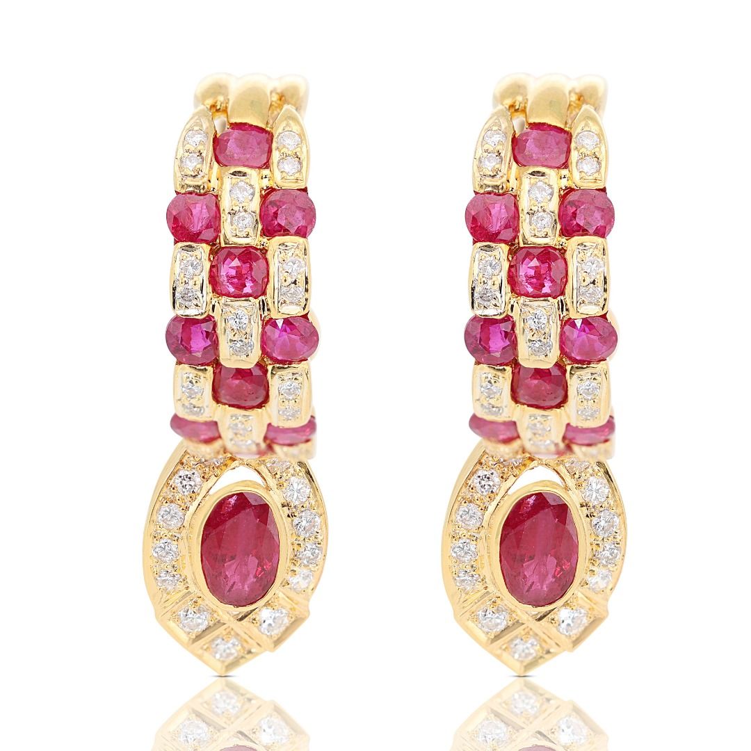 Gold leverback drop earrings sale