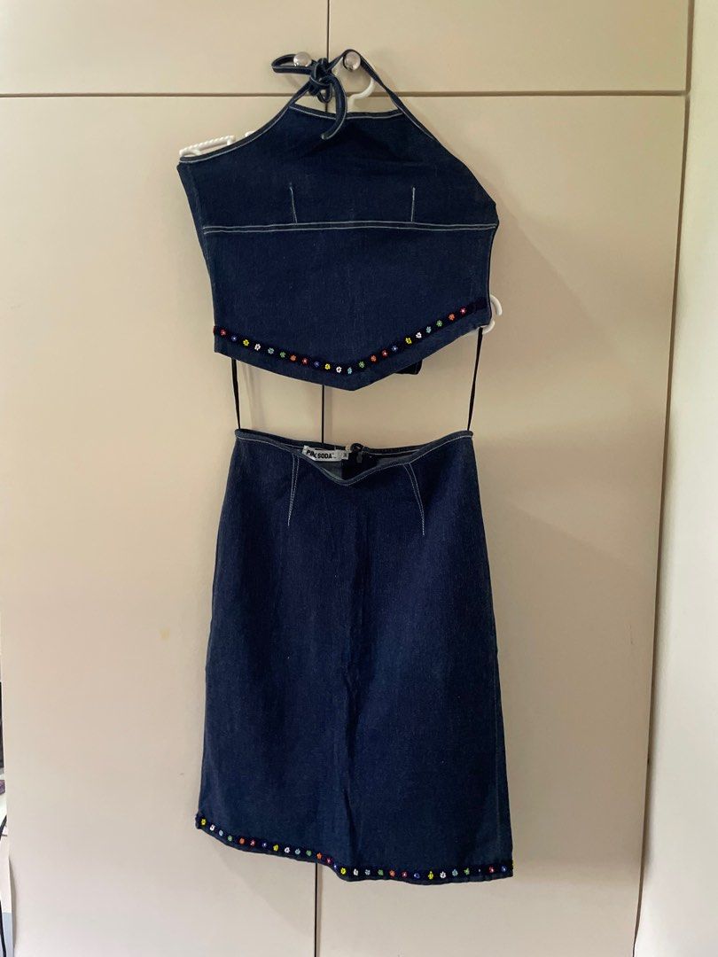 Denim Pair / coordinates (Category: Sets or Coordinates) located in Imus. Submitted by avebethpreloved (Listing ID 1280476420, Image 1). Description: Never used .