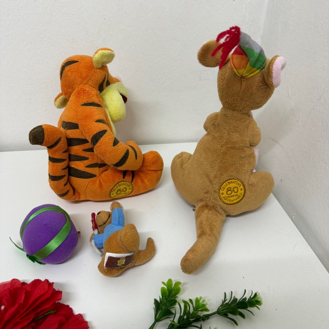 Disney Winnie The Pooh 80th Anniversary Tigger Soft Toykangaroo Soft Toy Hobbies And Toys 