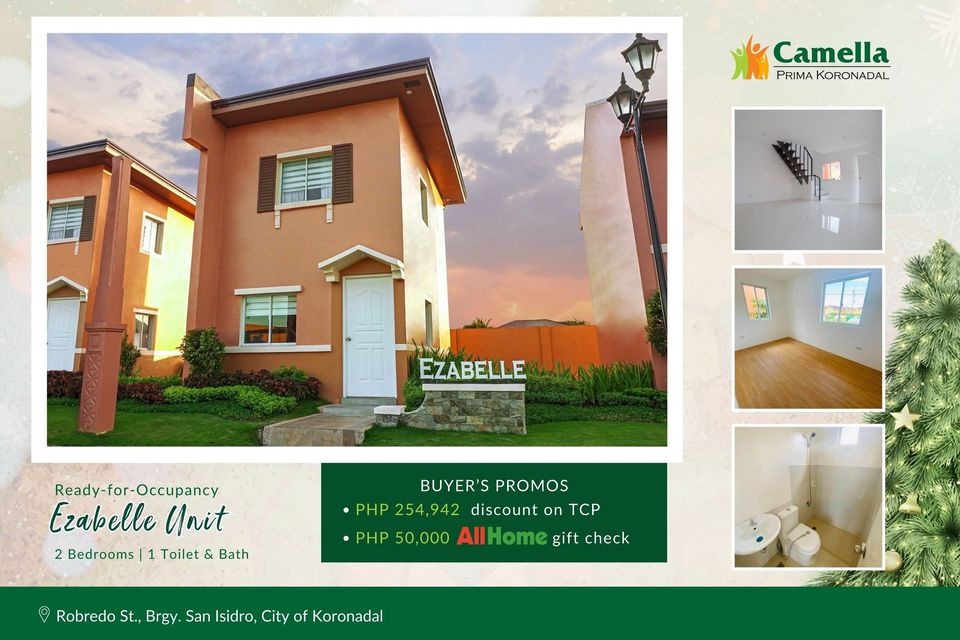 EZABELLE CAMELLA PRIMA KORONADAL, Property, For Sale, House & Lot on