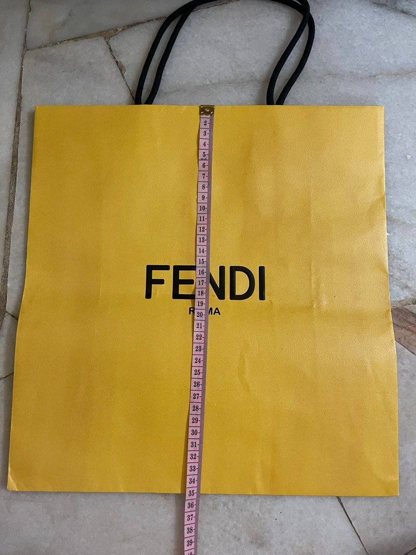 Paper bag fendi shop
