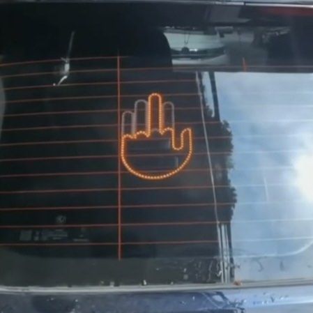 Finger Gesture For Car, Funny Car Signal Hand Gestures