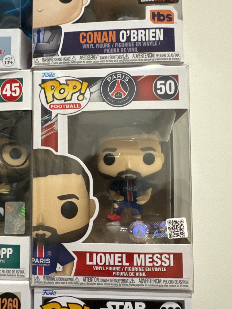 Funko Pop! Lionel Messi #50, Hobbies & Toys, Collectibles