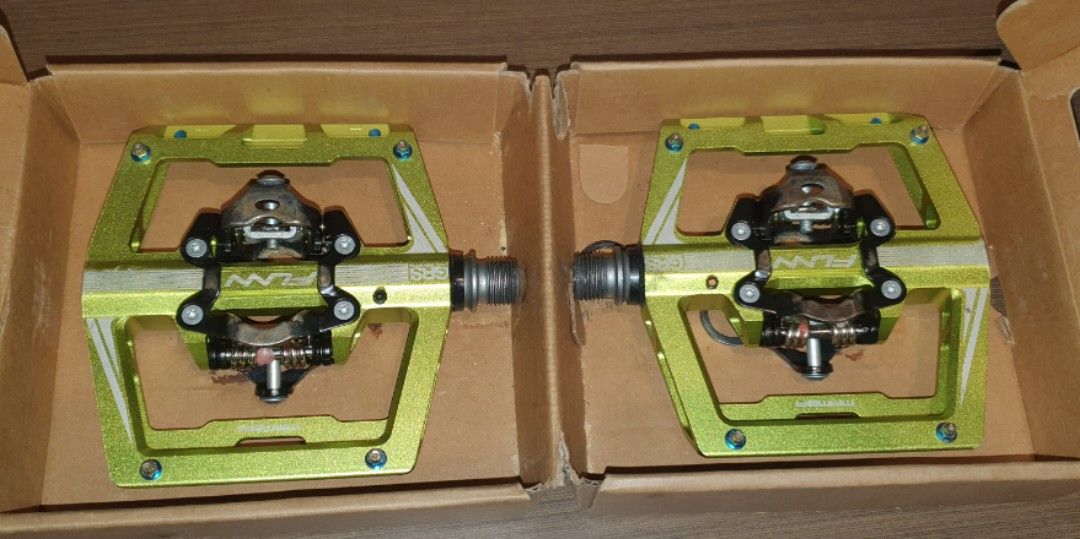 Funn mamba two cheap side clip mtb pedals
