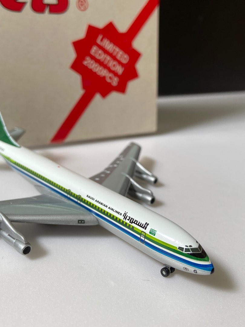 Gemini Jets Saudia Boeing 707 1:400 Limited Edition Plane Model 限量版飛機模型 ...