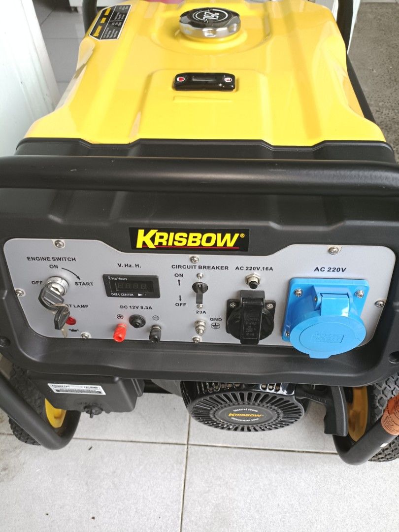 Genset masih baru - Krisbow 5500 watt, Elektronik, Lainnya di Carousell