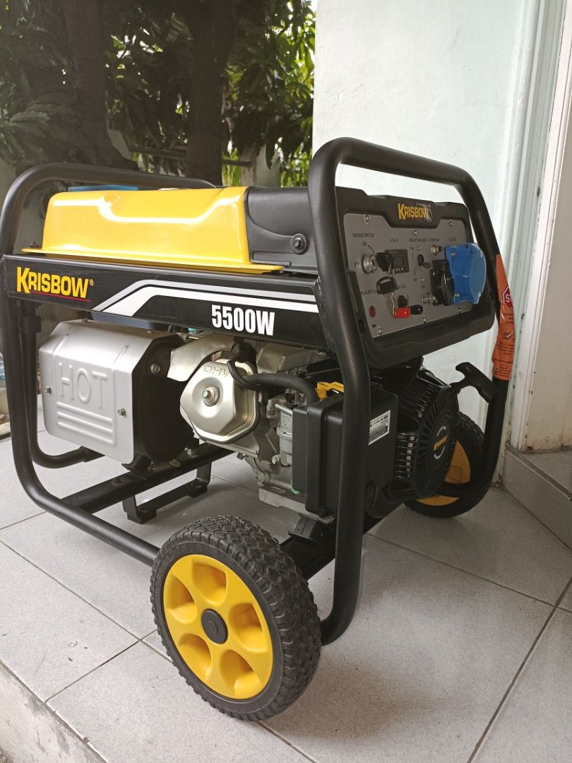 Genset masih baru - Krisbow 5500 watt, Elektronik, Lainnya di Carousell
