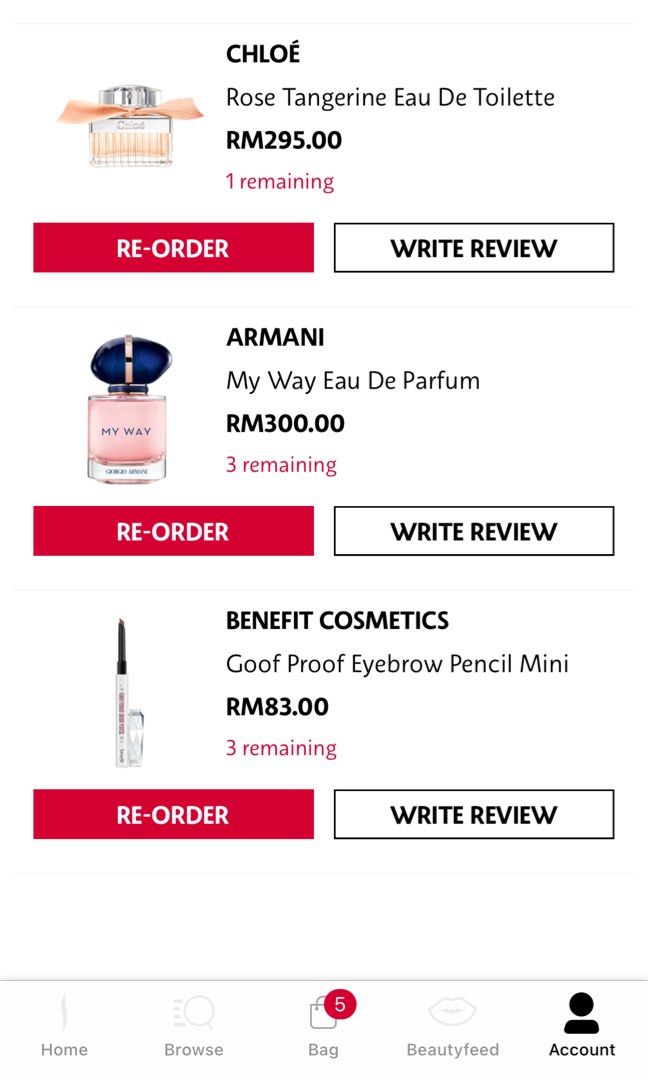My way best sale giorgio armani sephora