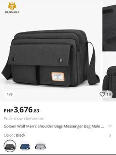 GOLDEN WOLF™ Premium Quality Crossbody Bag 🖤