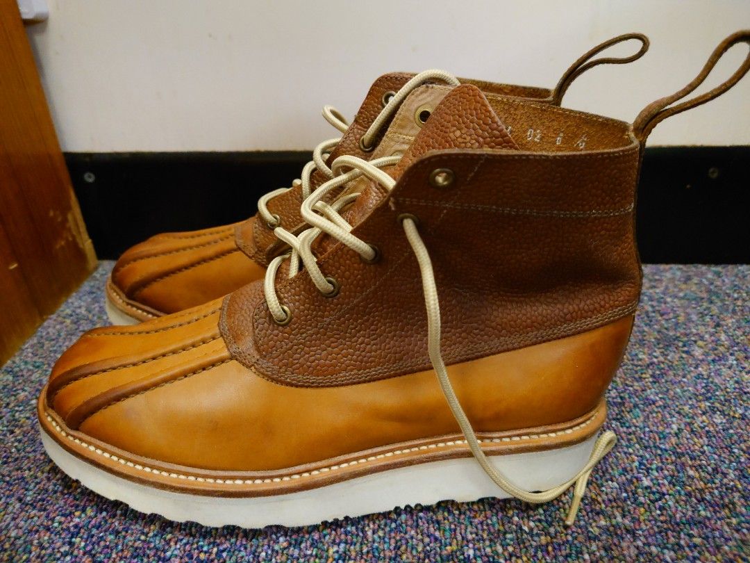 Grenson leather duck boots Carousell