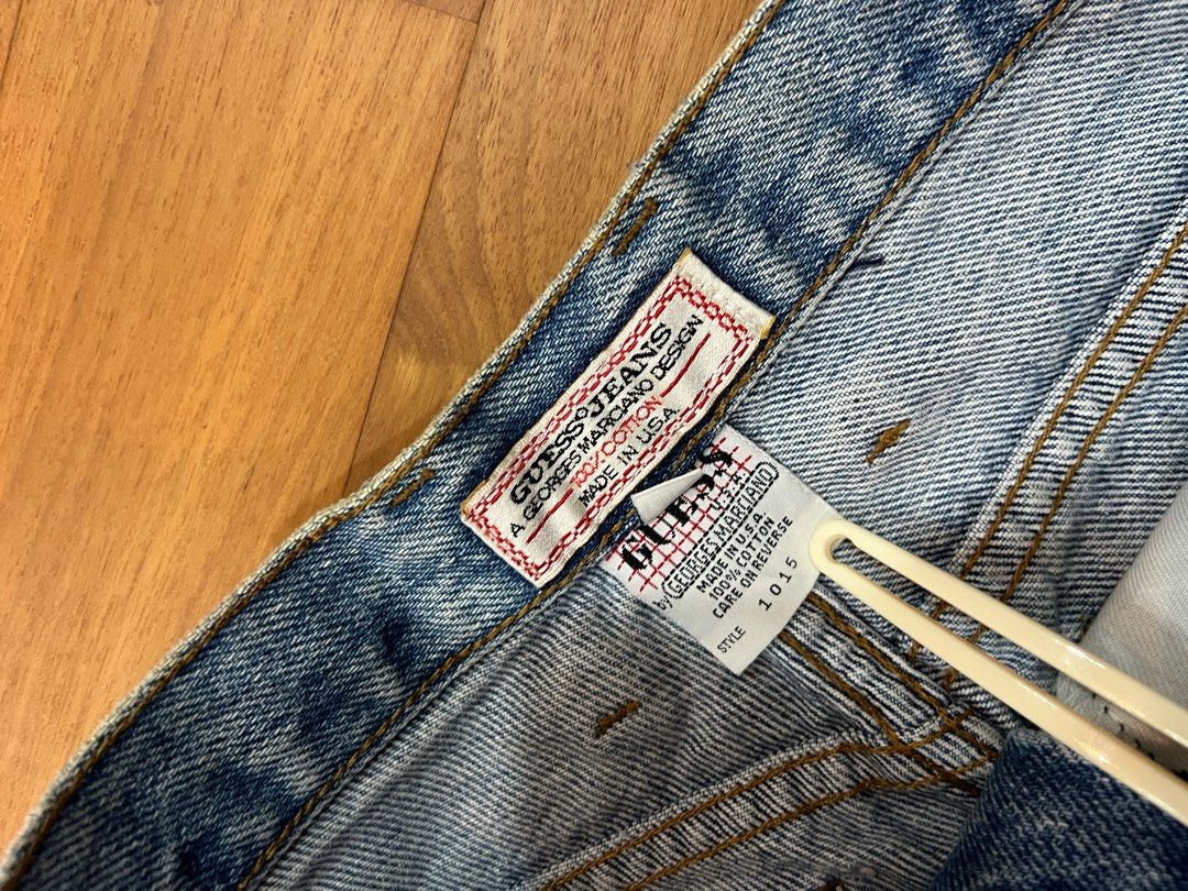 GUESS By Georges Marciano Vintage 80s Jeans Style 1015 Womens Mom Jeans Skinny Legs w Zippers Rare Women s Fashion Bottoms Jeans Leggings on Carousell