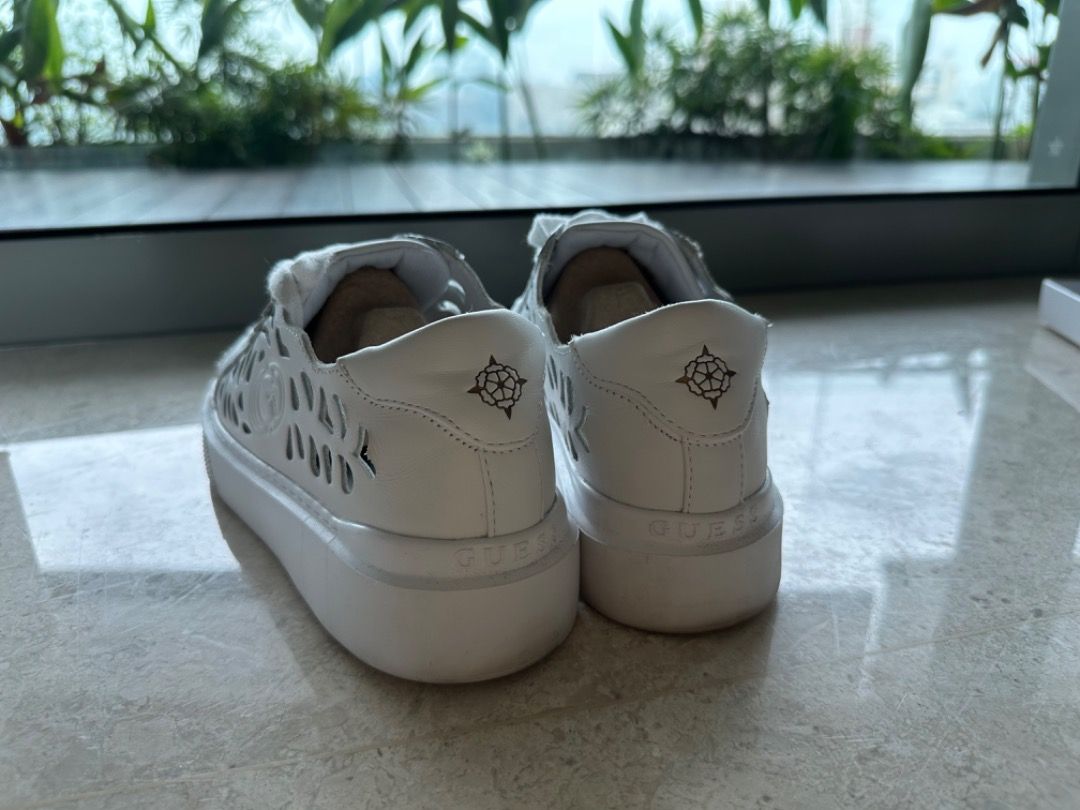 Guess white sneakers size 37