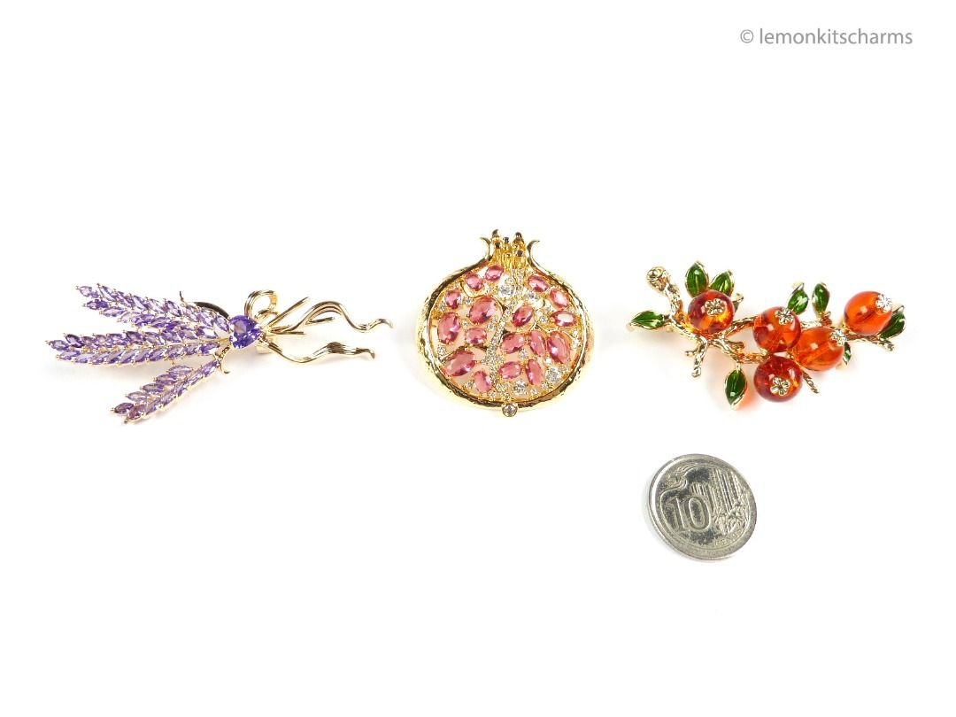 Fruit brooch hotsell