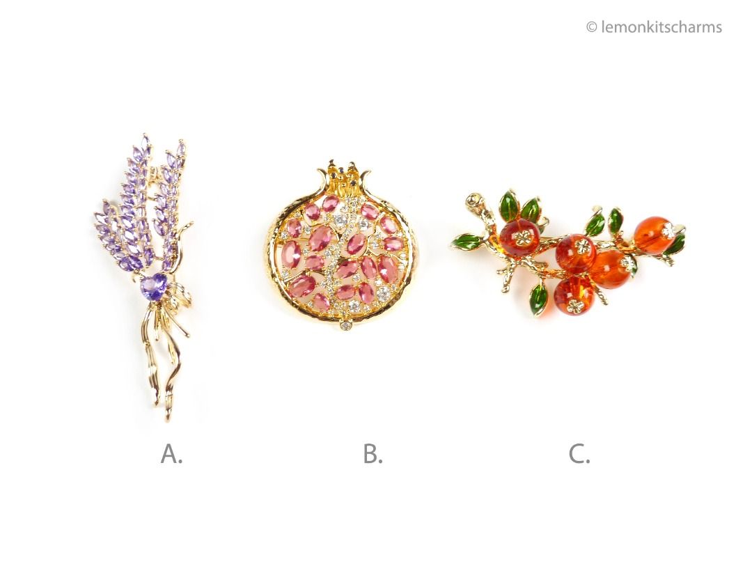 Fruit brooch cheap
