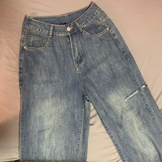 High waist vintage denim jeans