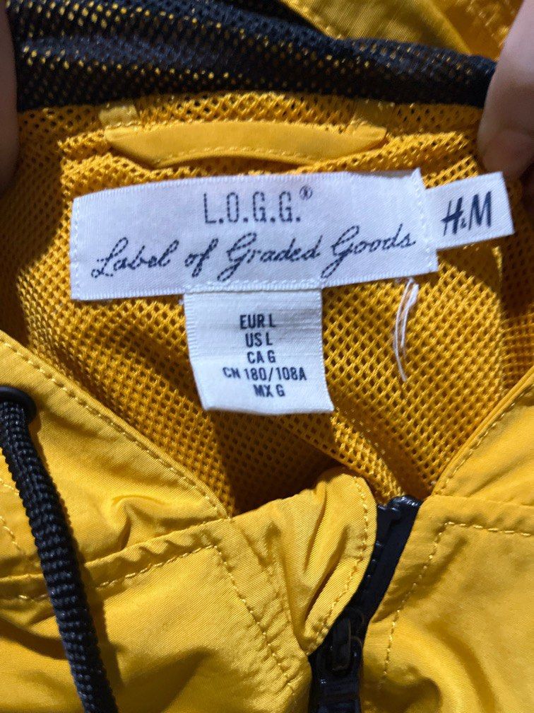 H M yellow raincoat Men s Fashion Coats Jackets and Outerwear on Carousell