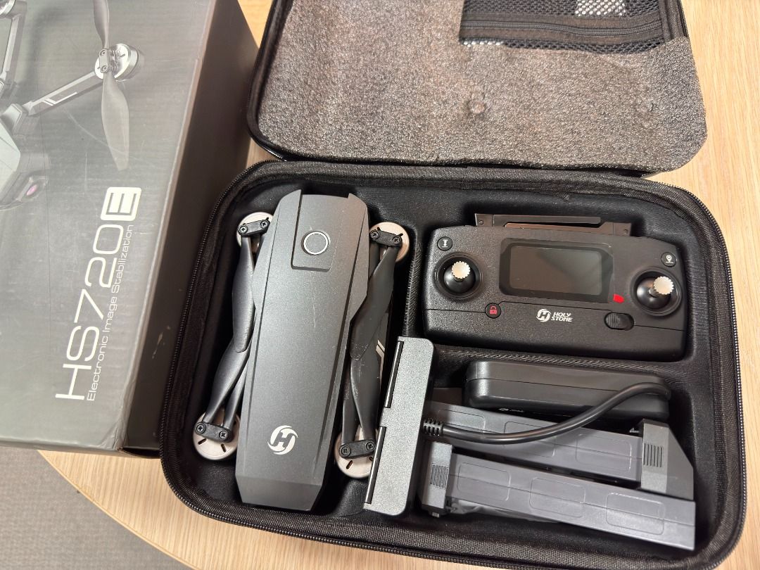Holy Stone HS720E drone - One time used only (Category: Drones) located in Manila. Submitted by jun.cotoco (Listing ID 1280368047, Image 2). Description: Holy Stone drone - HS720E Holy Stone HS720E 4K EIS Drone with UHD Camera for Adults, Easy GPS Quadcopter for Beginner with 46mins Flight Time, Brushless Motor, 5GHz FPV Transmission, Auto Return Home, Follow Me& Anti-shake Cam. Used only one time during pandemic. .