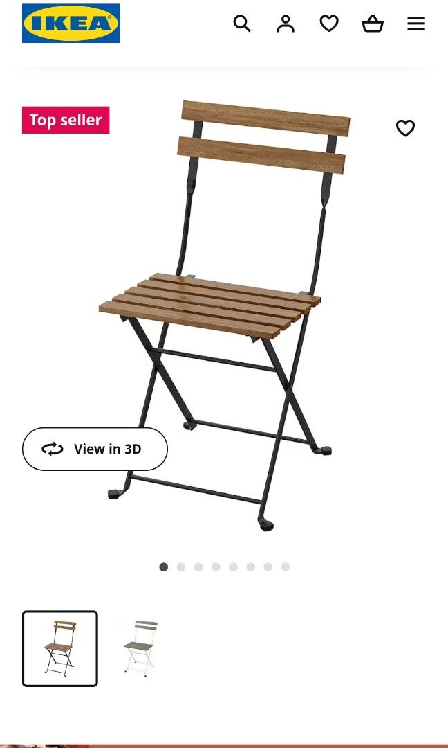 IKEA TARNO table and chair Furniture Home Living Furniture Tables Sets on Carousell