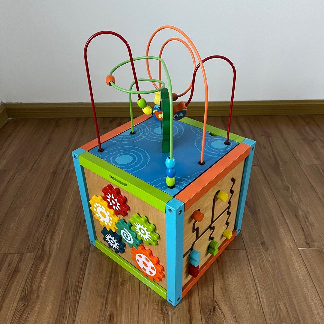 Imaginarium Discovery Giant Activity Wooden Cube Babies Kids