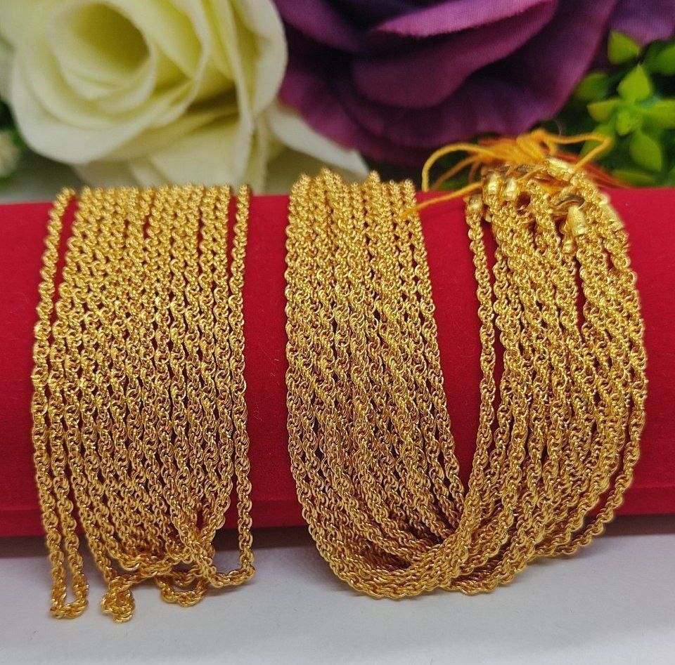 INSTOCK NEW 916 GOLD ROPE NECKLACE 4550 Women s Fashion Jewelry