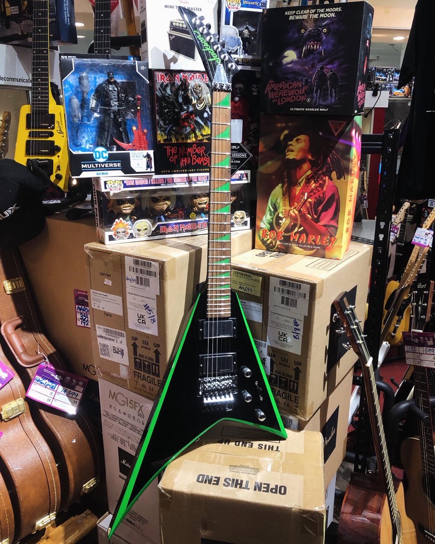 Jackson rrx24 black shop neon green bevels