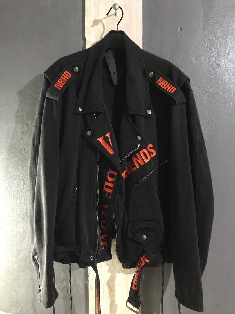 Jaket Denim Vlone x Neighborhood