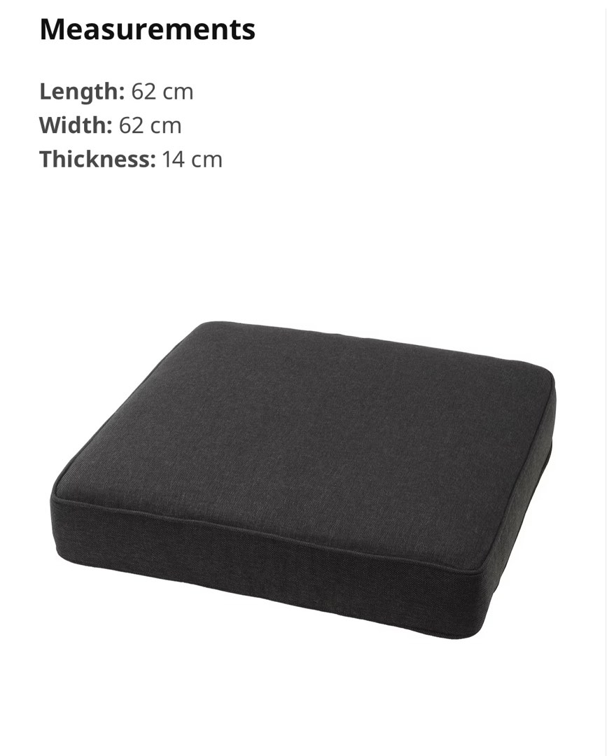 62x62 seat cushion deals