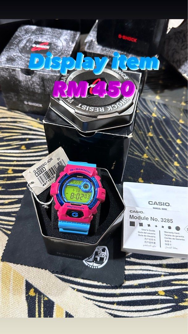 G shock 3285 hotsell manual