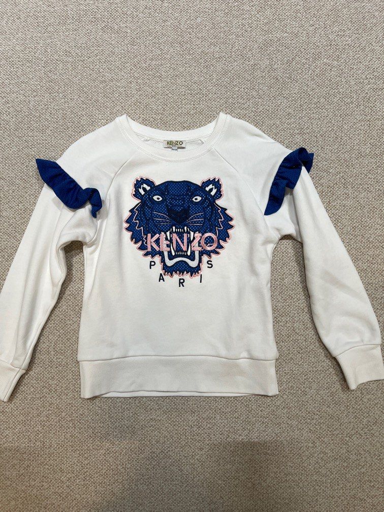 White shop tiger sweater