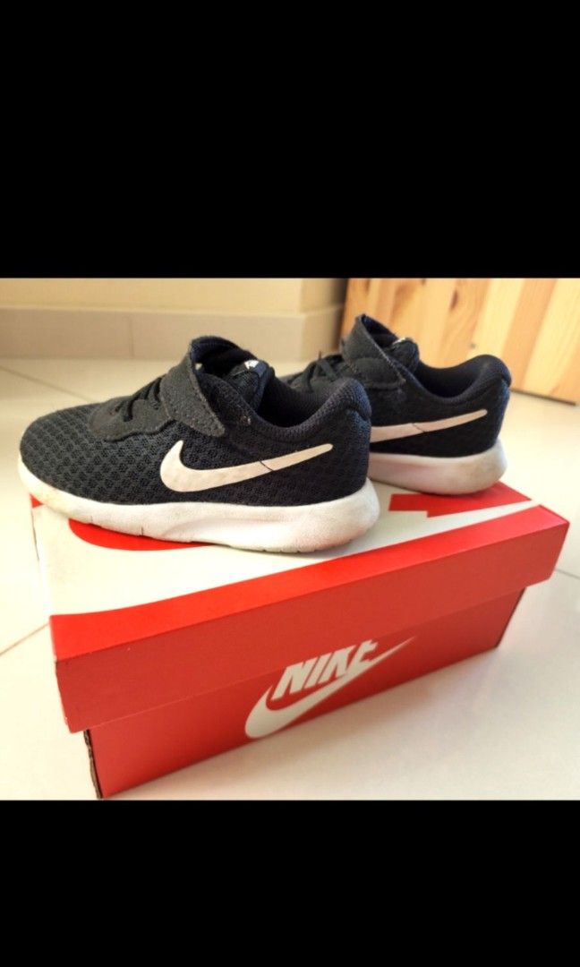 Kids Nike Tanjun 8C Black