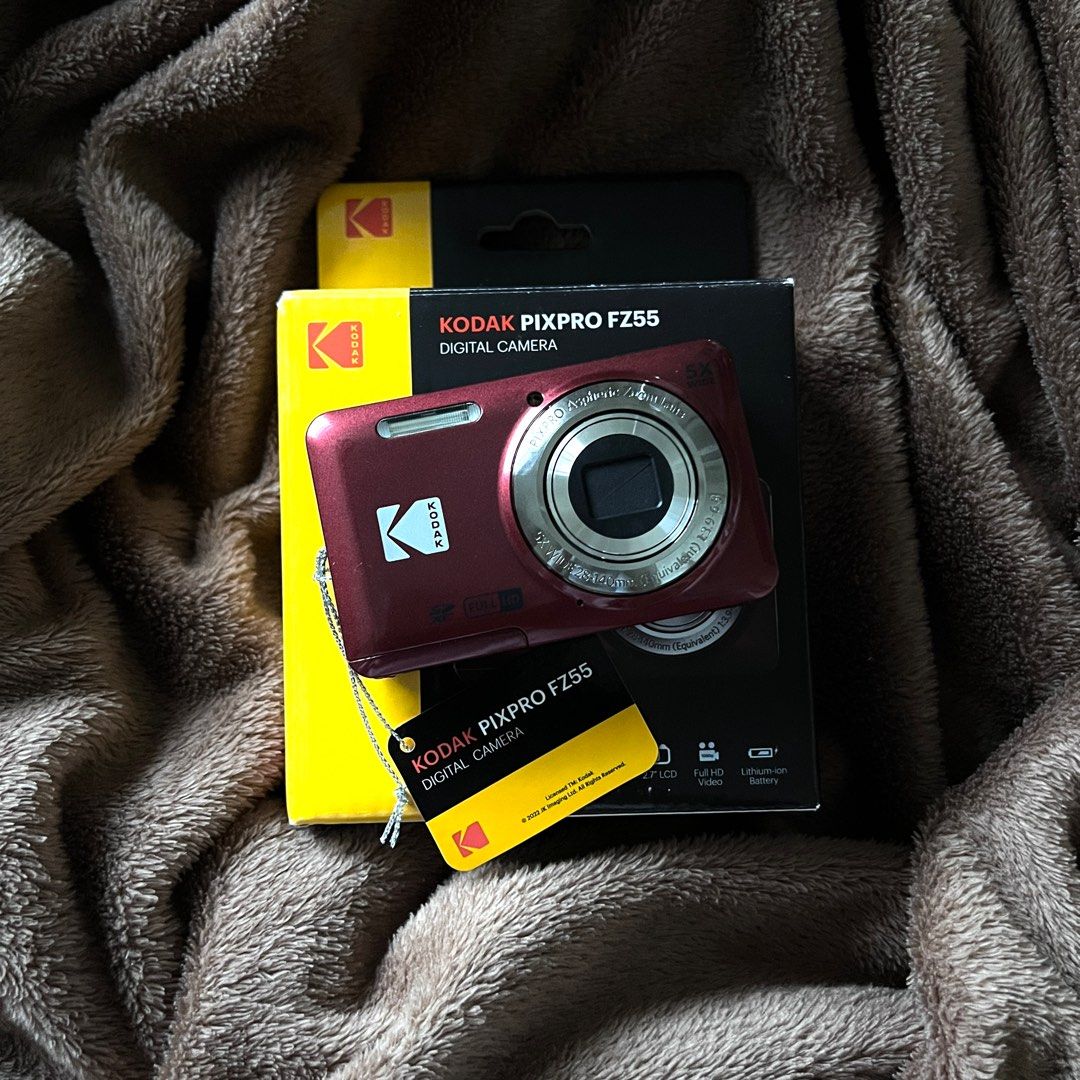 Kodak PIXPRO FZ55 Digital Camera Black, Photography, Cameras on Carousell
